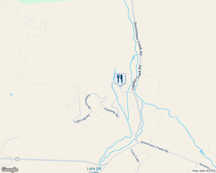 map of restaurants, bars, coffee shops, grocery stores, and more near 295 Gateway Road in Snowmass