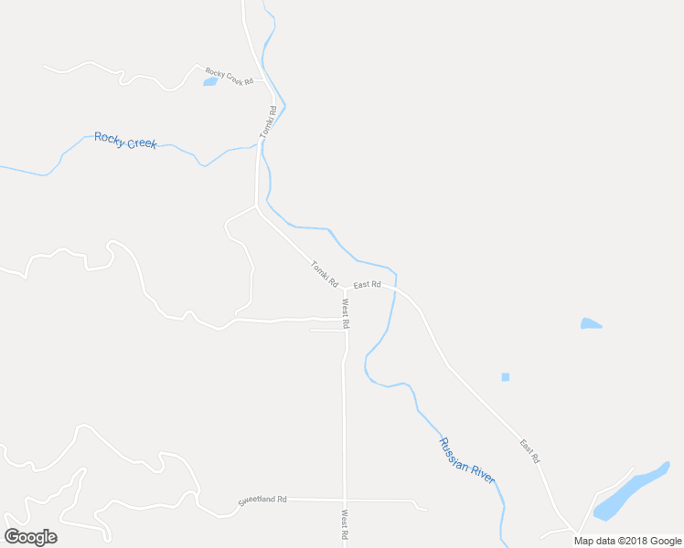 map of restaurants, bars, coffee shops, grocery stores, and more near 12101 Tomki Road in Redwood Valley