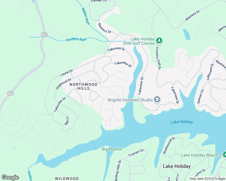map of restaurants, bars, coffee shops, grocery stores, and more near 105 Dogwood Drive in Cross Junction