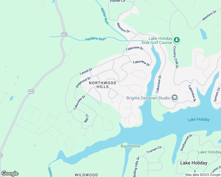 map of restaurants, bars, coffee shops, grocery stores, and more near 201 Northwood Circle in Cross Junction