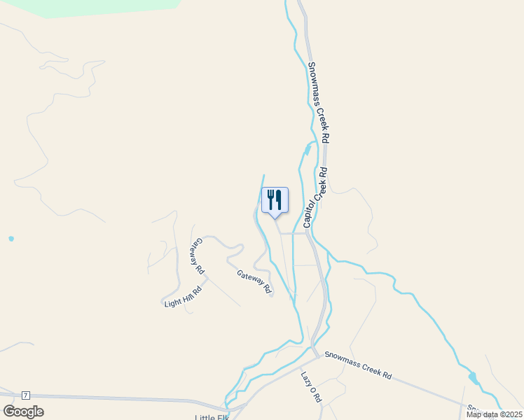 map of restaurants, bars, coffee shops, grocery stores, and more near 280 Gateway Road in Snowmass