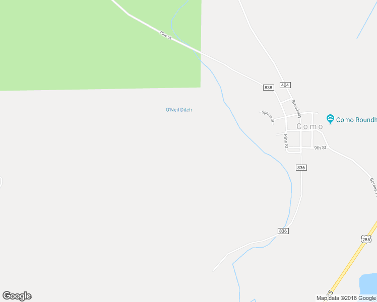 map of restaurants, bars, coffee shops, grocery stores, and more near 1 Como Street in Jefferson