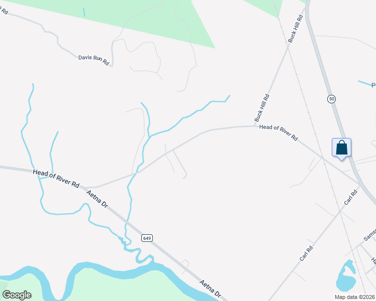 map of restaurants, bars, coffee shops, grocery stores, and more near 214 Head of River Road in Corbin City