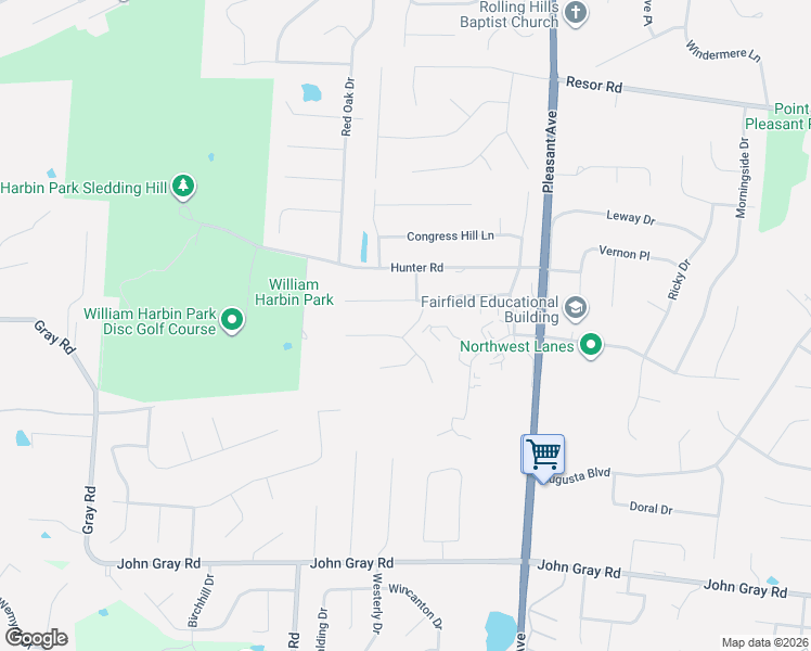 map of restaurants, bars, coffee shops, grocery stores, and more near 1572 Oak Valley Drive in Fairfield