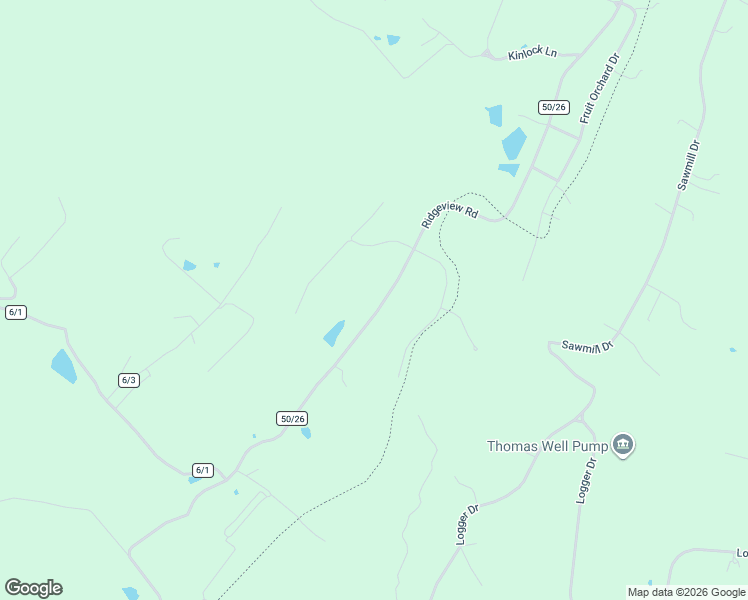 map of restaurants, bars, coffee shops, grocery stores, and more near 2673 Timber Ridge Road in Capon Bridge