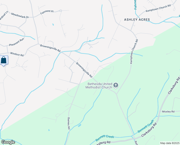 map of restaurants, bars, coffee shops, grocery stores, and more near 11838 Browningsville Road in Monrovia