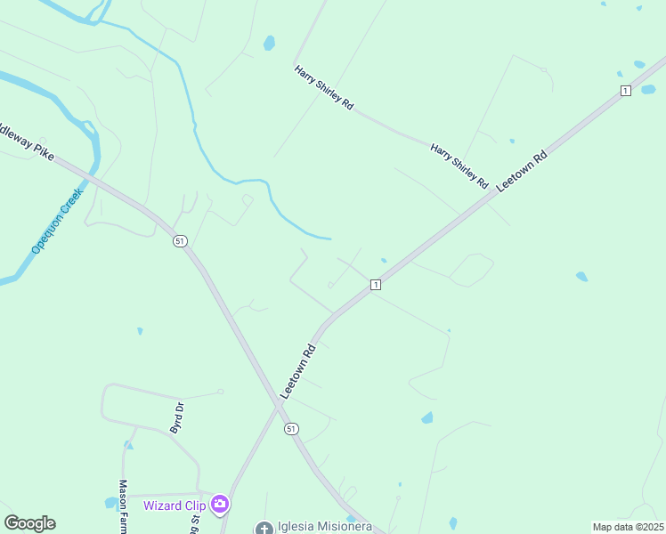 map of restaurants, bars, coffee shops, grocery stores, and more near 125 Worcester Lane in Kearneysville