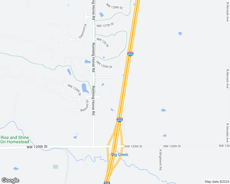 map of restaurants, bars, coffee shops, grocery stores, and more near 12337 Fox Creek Drive in Platte City