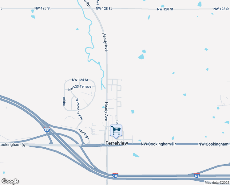 map of restaurants, bars, coffee shops, grocery stores, and more near 518 Garrison in Ferrelview