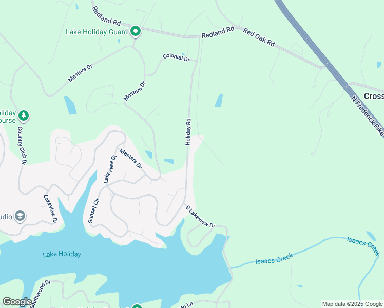 map of restaurants, bars, coffee shops, grocery stores, and more near 157 Holiday Road in Cross Junction