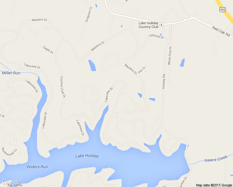 map of restaurants, bars, coffee shops, grocery stores, and more near 519 Lakeview Drive in Cross Junction