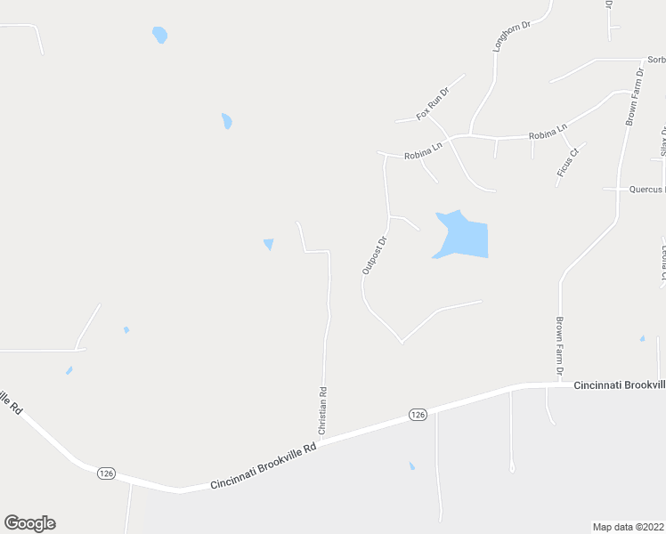map of restaurants, bars, coffee shops, grocery stores, and more near 4092 Christian Road in Hamilton