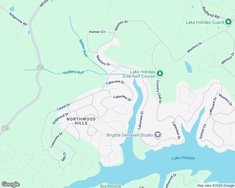map of restaurants, bars, coffee shops, grocery stores, and more near 1258 Lakeview Drive in Cross Junction