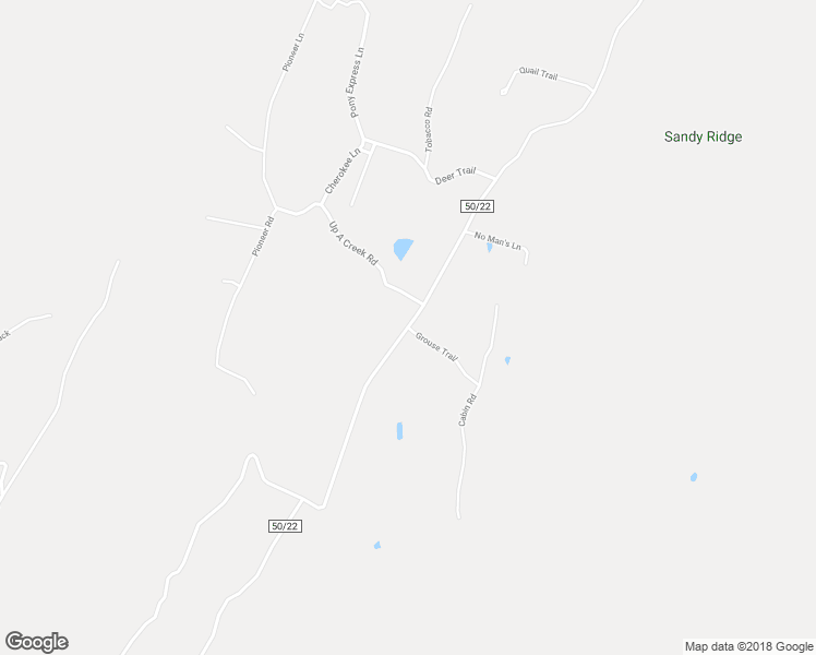 map of restaurants, bars, coffee shops, grocery stores, and more near Timber Mountain Road in Capon Bridge