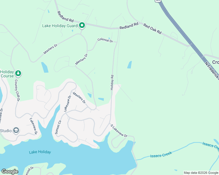 map of restaurants, bars, coffee shops, grocery stores, and more near 146 Holiday Road in Cross Junction
