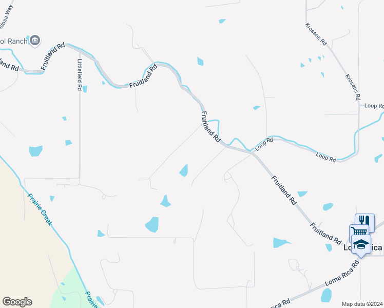 map of restaurants, bars, coffee shops, grocery stores, and more near 4830 Fruitland Road in Marysville