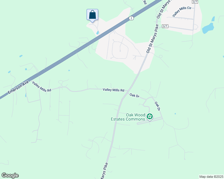 map of restaurants, bars, coffee shops, grocery stores, and more near 3157 Williamstown Pike in Parkersburg