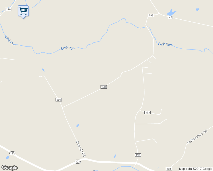 map of restaurants, bars, coffee shops, grocery stores, and more near Watkins-Starkey Road in Blanchester