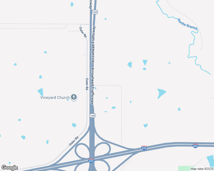 map of restaurants, bars, coffee shops, grocery stores, and more near Northwest 124th Street in Kansas City