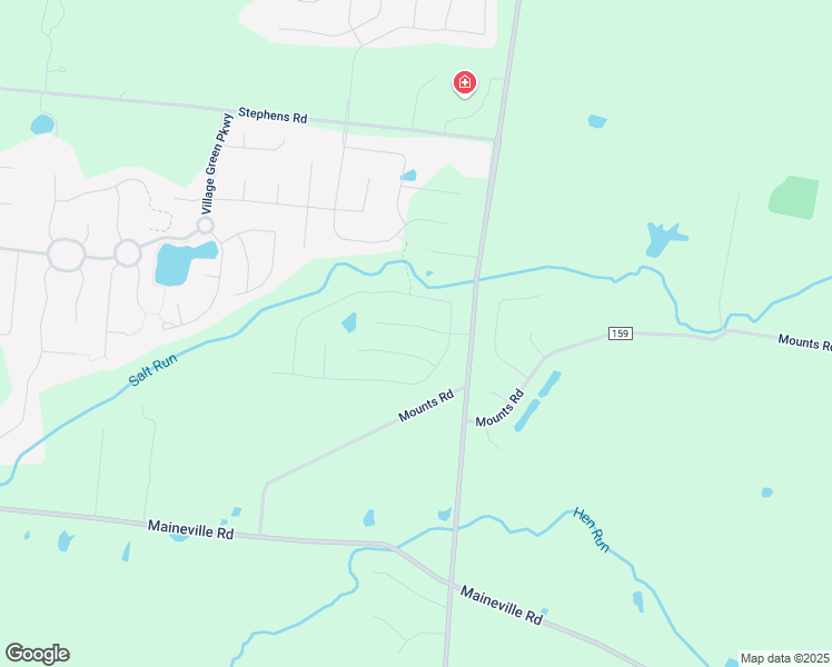 map of restaurants, bars, coffee shops, grocery stores, and more near 1525 Eagle Court in Maineville