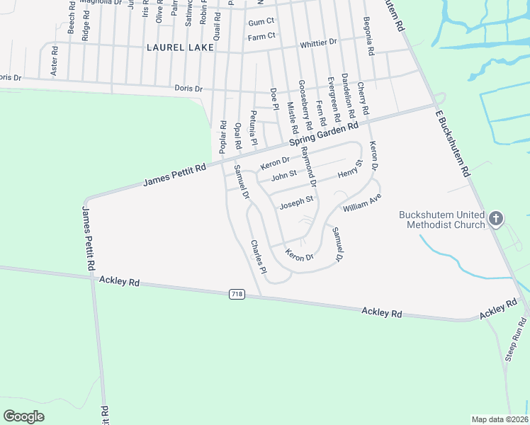 map of restaurants, bars, coffee shops, grocery stores, and more near 7250 Keron Drive in Millville