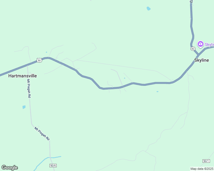 map of restaurants, bars, coffee shops, grocery stores, and more near 18018 Northwestern Turnpike in Elk Garden