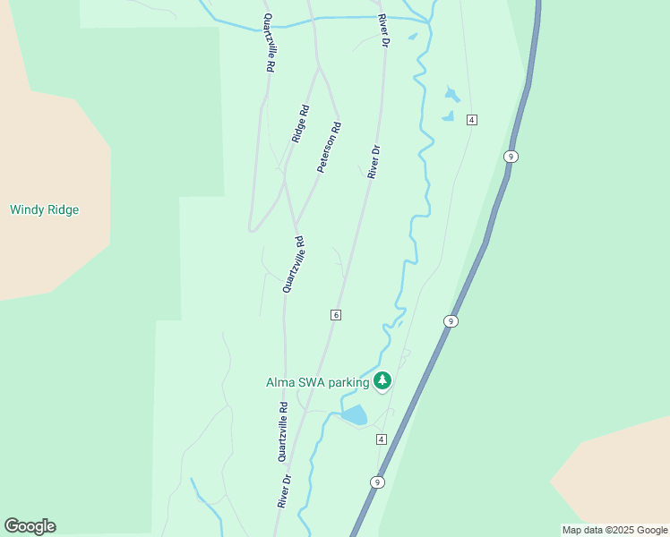 map of restaurants, bars, coffee shops, grocery stores, and more near 1881 River Drive in Alma