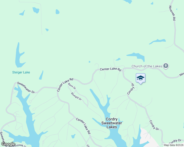 map of restaurants, bars, coffee shops, grocery stores, and more near 8612 Center Lake Road in Nineveh