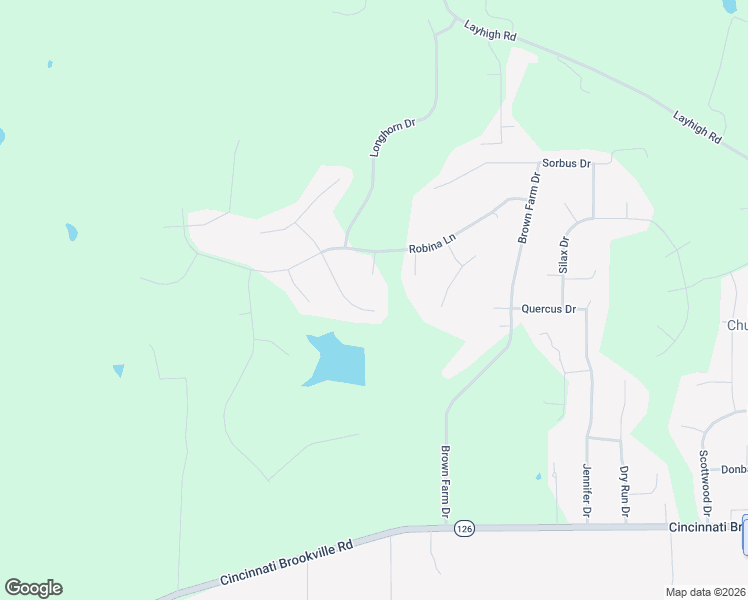 map of restaurants, bars, coffee shops, grocery stores, and more near 3999 Hickory Hollow Drive in Hamilton