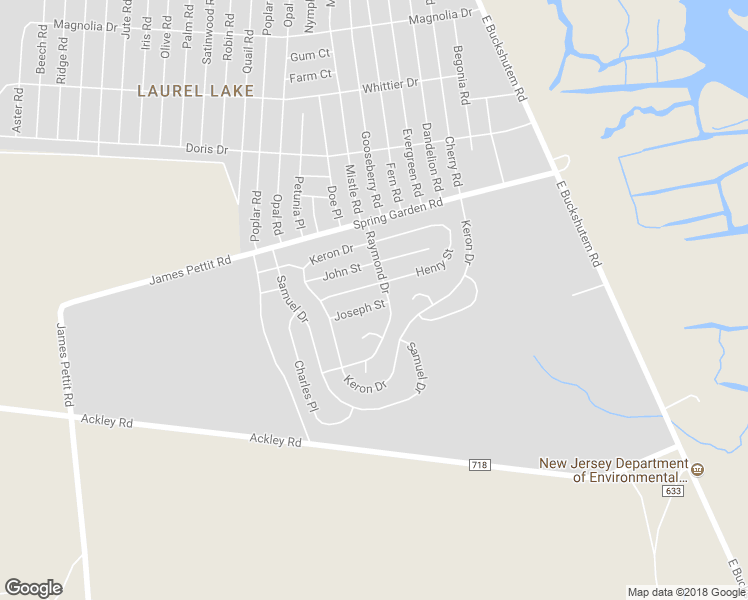 map of restaurants, bars, coffee shops, grocery stores, and more near 7634 Joseph Street in Millville