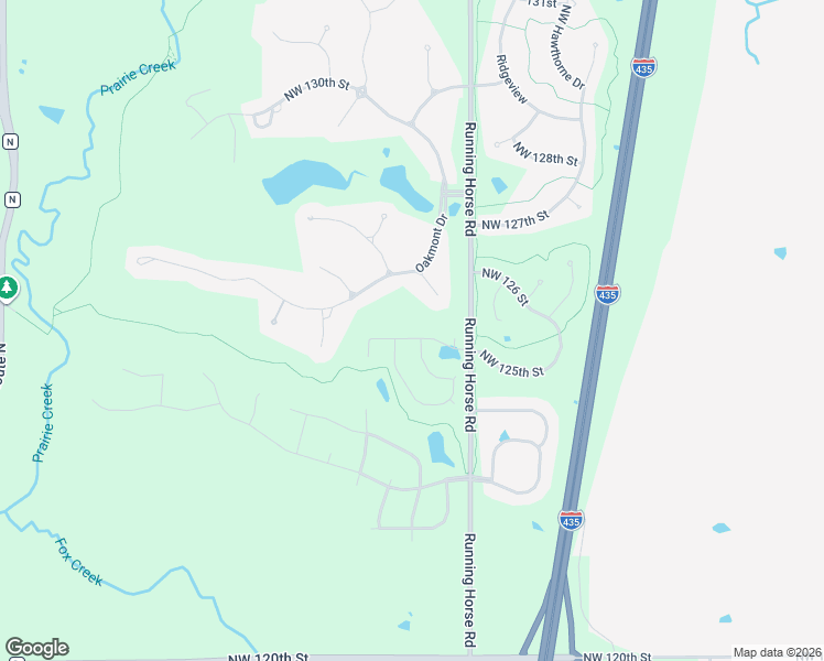 map of restaurants, bars, coffee shops, grocery stores, and more near 15790 Northwest 125th Street in Platte City