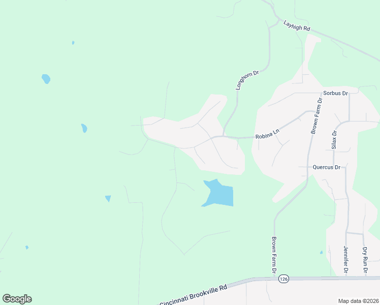 map of restaurants, bars, coffee shops, grocery stores, and more near 3283 Robina Lane in Hamilton