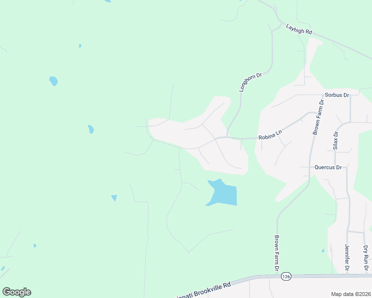 map of restaurants, bars, coffee shops, grocery stores, and more near 3328 Robina Lane in Hamilton