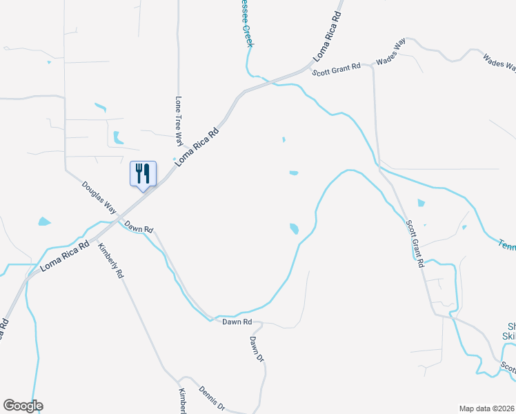 map of restaurants, bars, coffee shops, grocery stores, and more near 11923 Loma Rica Road in Marysville