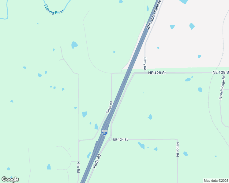map of restaurants, bars, coffee shops, grocery stores, and more near 12619 Vines Road in Kearney