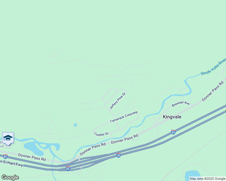 map of restaurants, bars, coffee shops, grocery stores, and more near 50891 Red Fir Terrace in Soda Springs