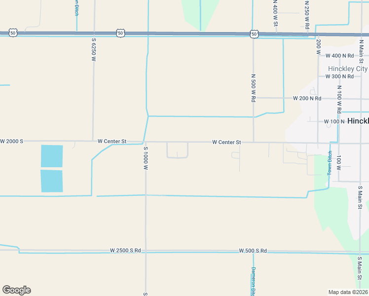 map of restaurants, bars, coffee shops, grocery stores, and more near 30 South 800 West Road in Hinckley