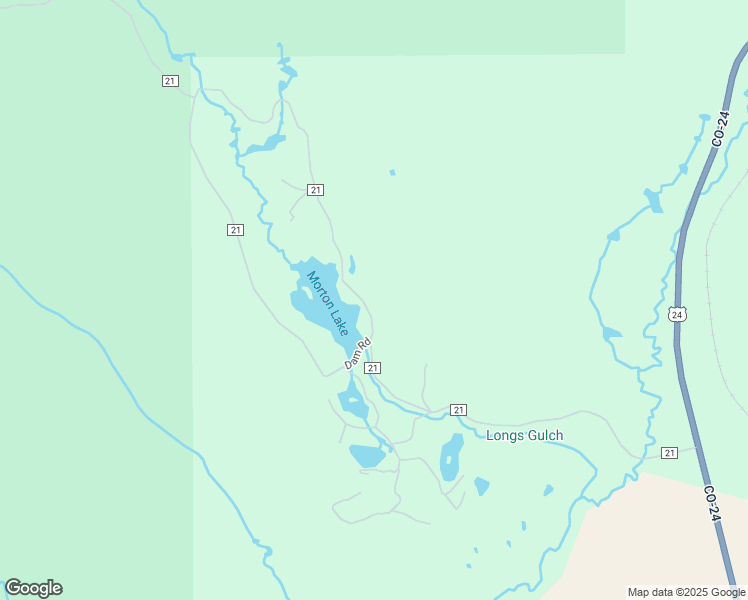 map of restaurants, bars, coffee shops, grocery stores, and more near County Highway 21 in Leadville