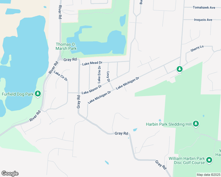 map of restaurants, bars, coffee shops, grocery stores, and more near 5780 Levy Drive in Fairfield