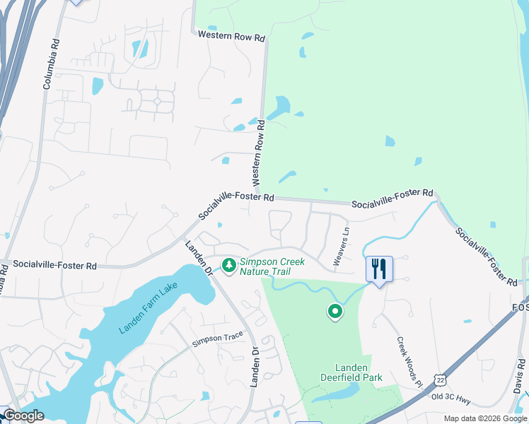 map of restaurants, bars, coffee shops, grocery stores, and more near 7814 Hackney Circle in Maineville