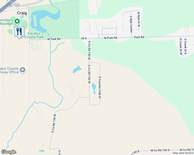 map of restaurants, bars, coffee shops, grocery stores, and more near 859 South Country Club Drive in Greensburg
