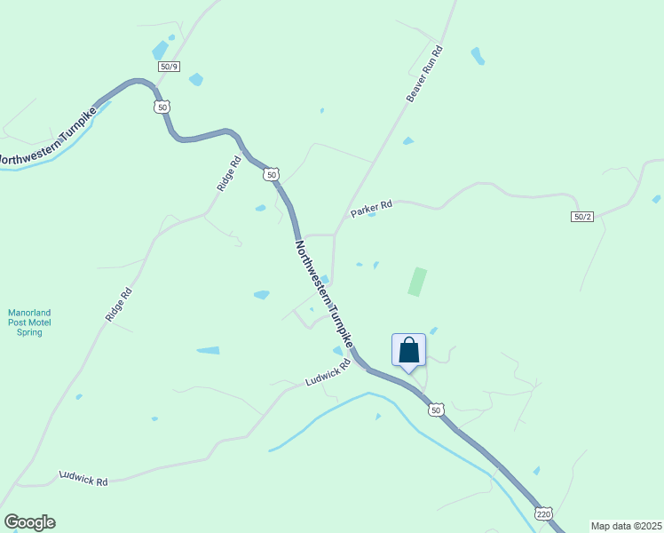 map of restaurants, bars, coffee shops, grocery stores, and more near Beaver Run Road in Burlington