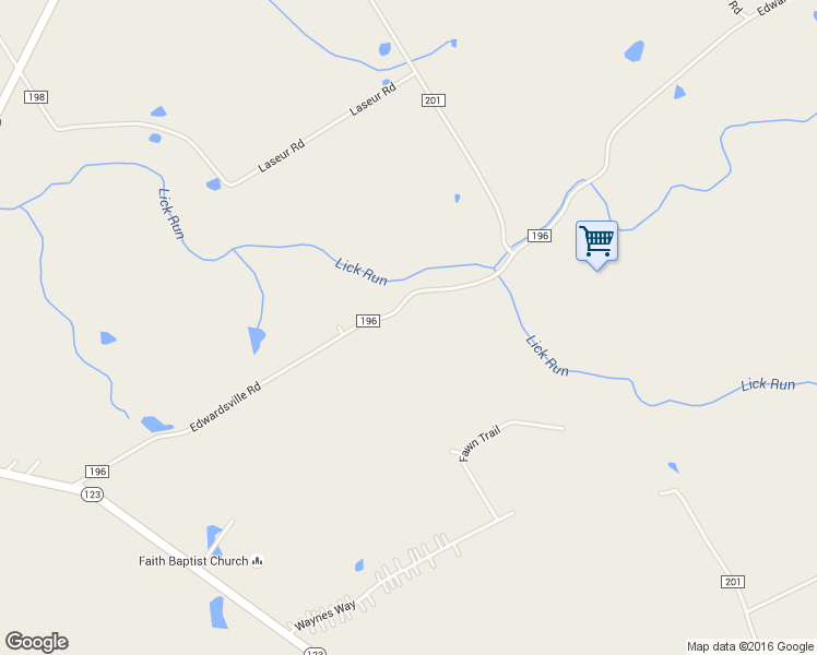 map of restaurants, bars, coffee shops, grocery stores, and more near 6888 Edwardsville Road in Blanchester
