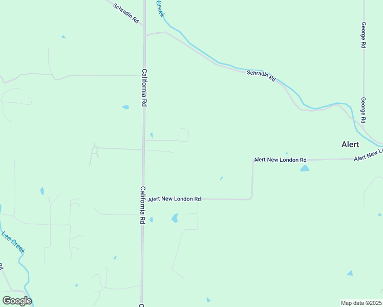 map of restaurants, bars, coffee shops, grocery stores, and more near 7278 Alert New London Road in Okeana