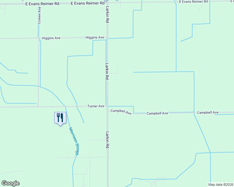 map of restaurants, bars, coffee shops, grocery stores, and more near 568 Larkin Road in Gridley