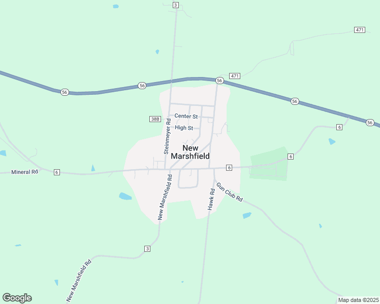 map of restaurants, bars, coffee shops, grocery stores, and more near in New Marshfield