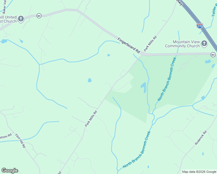 map of restaurants, bars, coffee shops, grocery stores, and more near 3338 Park Mills Road in Adamstown