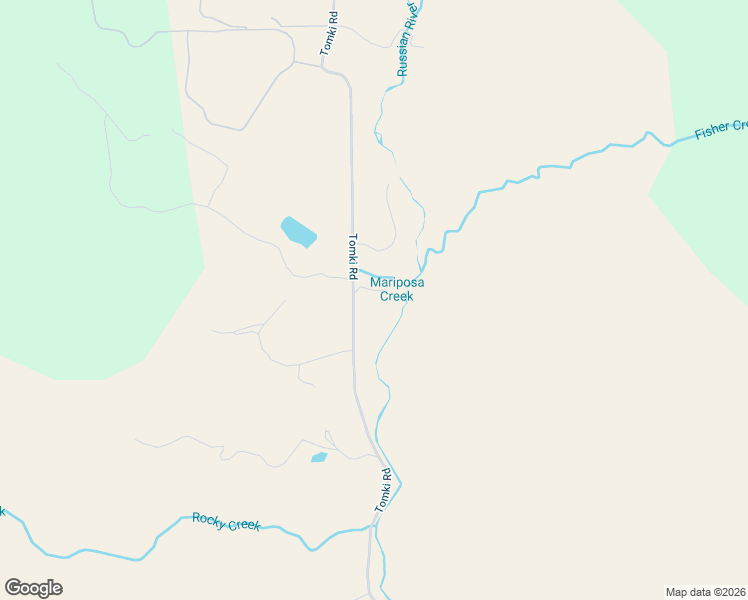 map of restaurants, bars, coffee shops, grocery stores, and more near 12909 Tomki Road in Redwood Valley