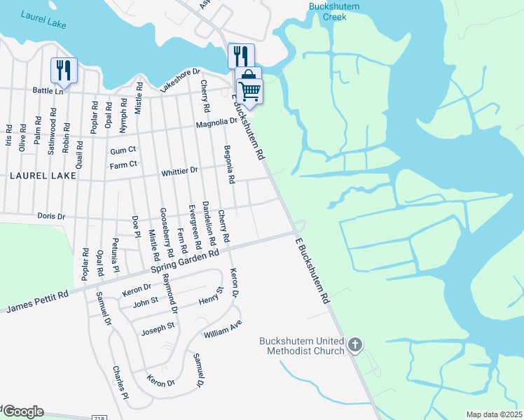 map of restaurants, bars, coffee shops, grocery stores, and more near 8111 Doris Dr in Millville
