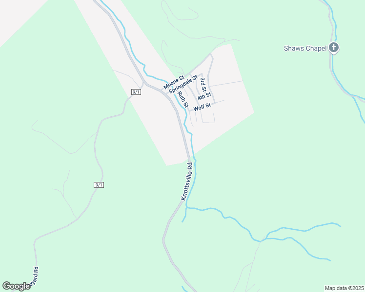 map of restaurants, bars, coffee shops, grocery stores, and more near 1370 Knottsville Road in Grafton
